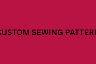 do a custom sewing pattern for your dress