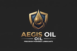 design a professional and powerful oil logo for your brand