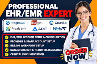 setup prognocis ehr nextgen office ehr counsol praxis emr phreesia adit webpt