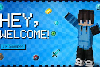 create a professional minecraft youtube thumbnails