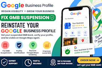 fix gmb suspension reinstate suspended gmb google business profile verification