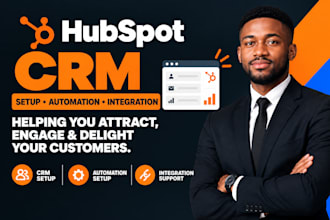 setup hubspot CRM, automation, integration, onboarding, and sales workflow