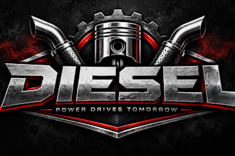 design a professional and powerful fuel, truck, or automotive diesel logo