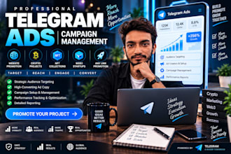 run telegram ads to promote your website crypto nft or startup