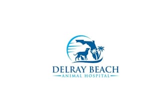 design beautiful modern vet hospital logo