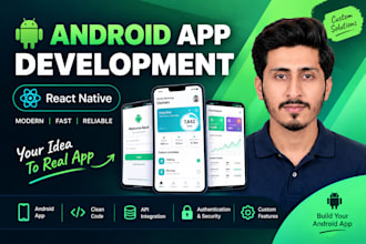 develop an android app with react native