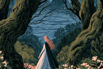 illustrate engaging picture books, storybooks or fairy tales