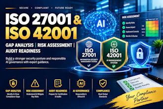 do iso 27001, iso 42001 gap analysis, risk assessment and audit readiness