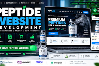 build an fda compliant peptide website or a medical website
