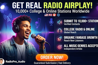 submit your song to top 10k USA college radio and online