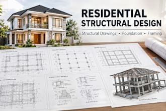 create residential structural drawings, foundation and framing plans