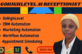 set up gohighlevel ai receptionist and appointment booking