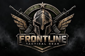 design a professional  army, tactical, or warrior military logo
