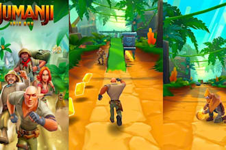build an endless runner game like subway surfers or temple run in unity