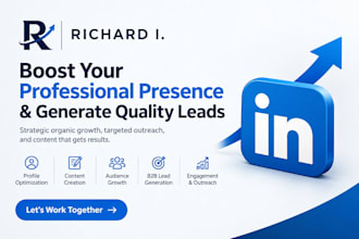be your linkedin marketing manager and your b2b lead generation specialist