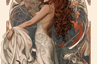 do anything in art nouveau style