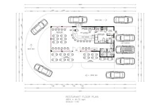 draw your architectural floor plan in auto cad 2d