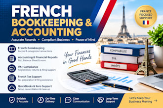 handle french bookkeeping and accounting for your business
