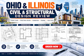 ohio illinois civil structural design review
