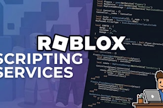 code custom luau scripts, UI systems, or fix bugs for your roblox game