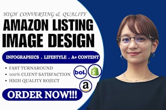 design amazon listing images, amazon infographic and amazon listing image