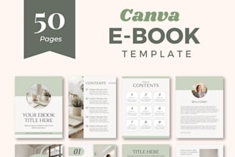 design journal design, canva ebook design, canva workbook, ebook design
