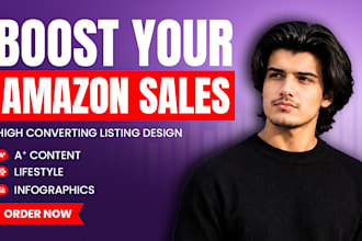 design amazon listing images, product infographics and amazon product images