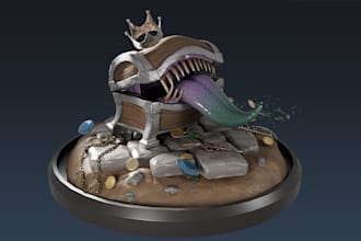 model and texture a 3d prop model