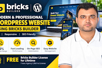design and develop wordpress website using bricks