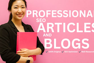 write SEO blog posts and articles that engage readers