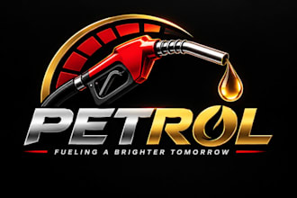 design a professional , fuel, gas station, or energy petrol logo