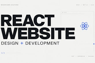 design and build a responsive react landing page
