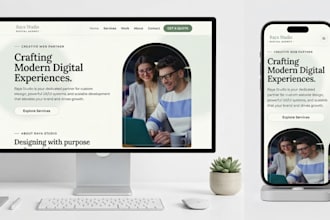 design and develop modern websites