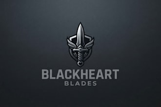 design a bold and professional dagger logo for your brand