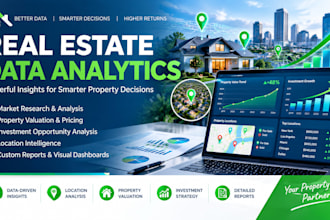 do professional real estate data analytics and market research
