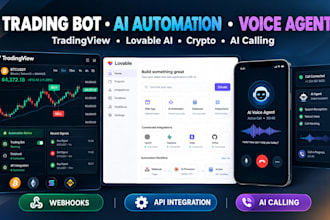 integrate telnyx ai voice agent inbound calling fix tradeview crypto lovable ai