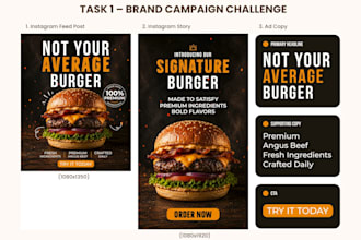 design modern social media posts for restaurants and cafes