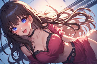 draw anime art sfw or nsfw for you