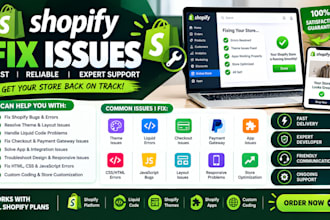 shopify fix shopify bug fix shopify coding shopify liquid shopify website