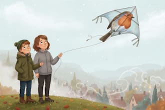 draw children book illustrations