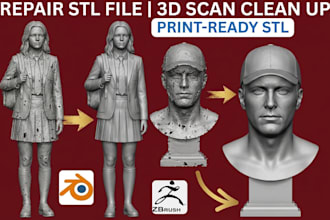 repair stl mesh fix scan cleanup and optimize 3d files for 3d printing