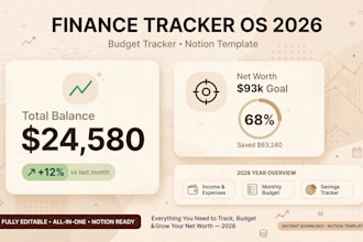 create finance tracker os 2026 notion budget template