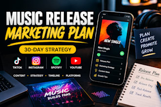 create a music release marketing plan for your song