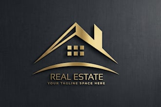 design stunning real estate logo