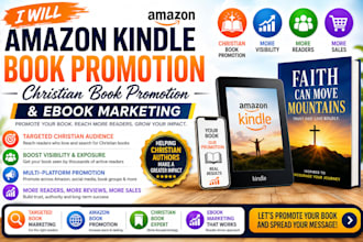 amazon kindle book promotion christian book promotion and ebook marketingamazon