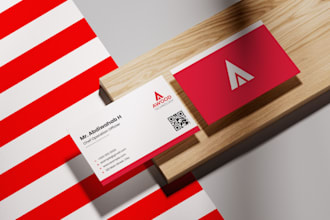 design a modern professional business card