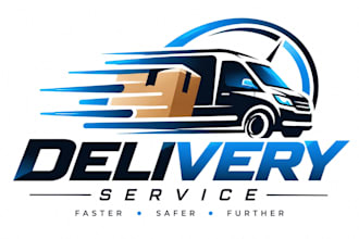 design a professional , courier, shipping, or logistics delivery service logo