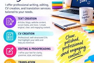 create your CV, edit resumes and generate proffesional documents