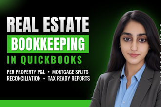 do real estate bookkeeping in quickbooks online
