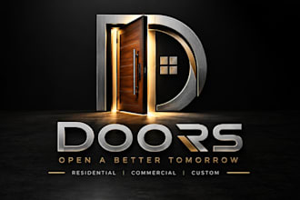 design a professional , entrance, home, architecture or interior door logo